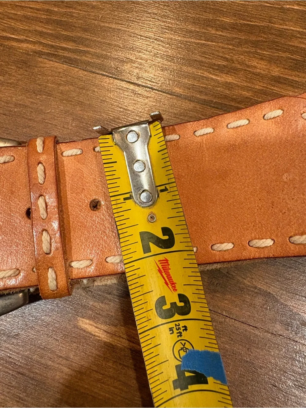 🫎 RARE VINTAGE A&F Stitched Leather Belt